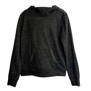 Alexander Wang Mock neck Raw Hem Heathered Grey Men's Hoodie size M